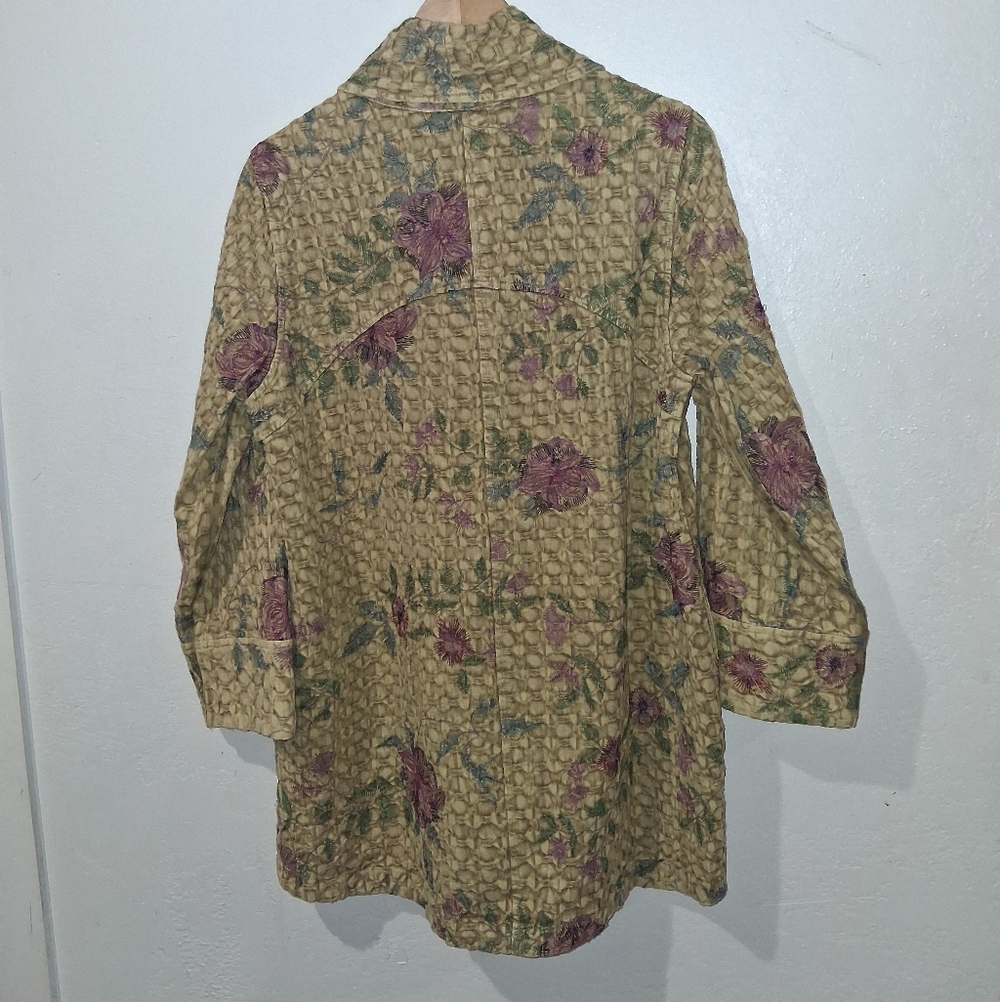 NWT SOFT SURROUNDINGS Floral Phoenicia Jacket - Picture 6 of 6